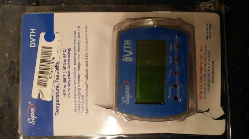 Supco DVTH Data View Temperature and Humidity Data Logger with Display 4&#034;