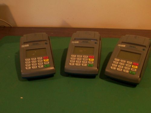 Lot of 3 first data fd-100 credit card reader par panasonic micros posiflex pos for sale