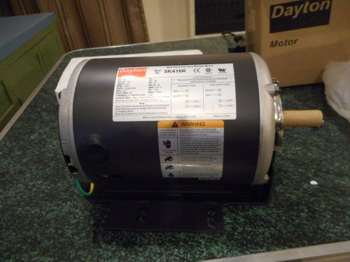 Dayton 5K416K 1/2 HP Belt Drive Fan &amp; Blower Motor Split Phase 1/2 HP New