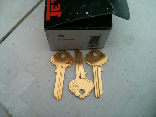 jet key blanks IN3 fit ilco x1054k lot of 20