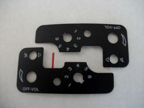 Motorola ht600/1000  nameplates   ( 2 pcs ) new         ( 030915 ) for sale