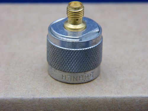 SUHNER ADAPTOR SMA FEMALE to N MALE