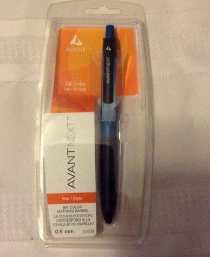 Avant Next Pen W SilkScribe Ink - Blue- 0.8mm - New