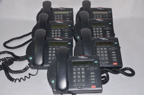 Lot of 7x Nortel Networks M3902 Phones NTMN32GA70 AS IS, FOR PARTS, NOT WORKING