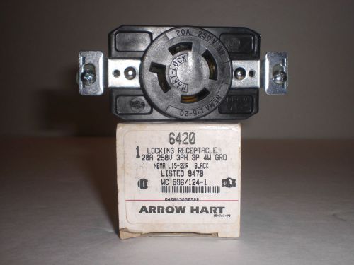 Arrow hart 6420 locking receptacle for sale