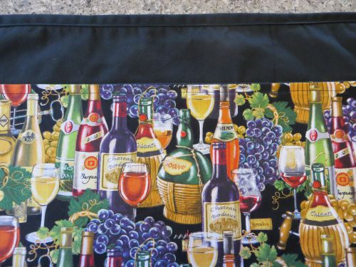Wine and Grapes 3 Pocket/Waist/Waitress apron
