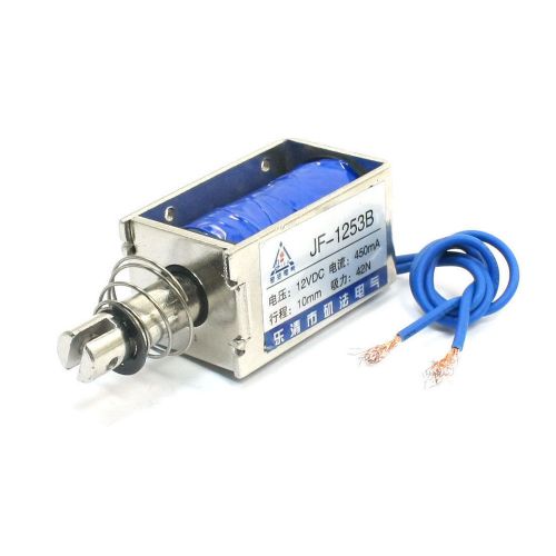 Dc 12v 450ma 42n/10mm pull push type solenoid electromagnet jf-1253b for sale