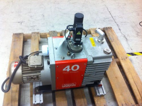 Edwards e2m40 series two stage oil sealed rotary vane vacuum pump for sale
