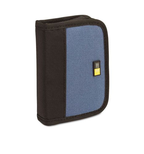 Case logic jds-6 usb drive shuttle 6-capacity black / blue zipper handheld for sale