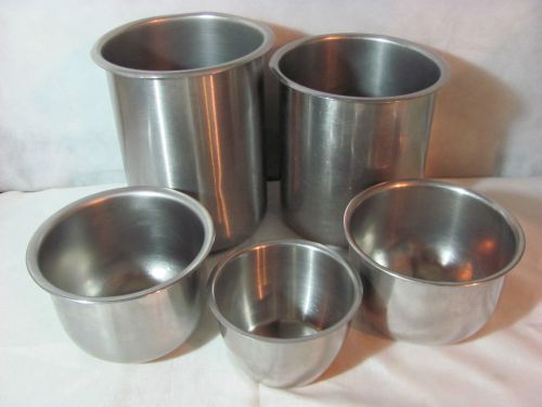 Vollrath, Bloomfield Stainless Steel Double Wall 2 qt Bains-Marie and 3 Bowls
