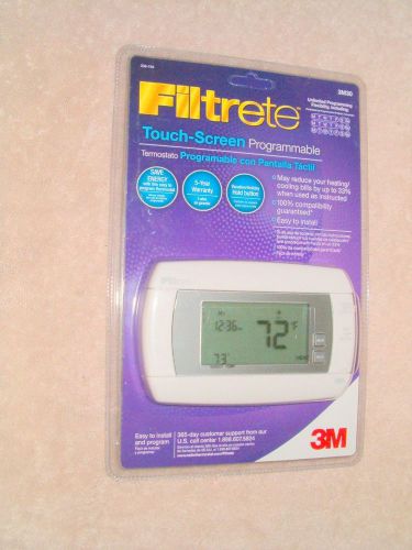 Filtrete Touch-Screen ProgrammableThermostat 3M30