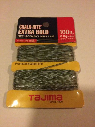 BRAND NEW Chalk-Rite Extra Bold Replacement Snap Line 100 ft. Model PL-ITOL