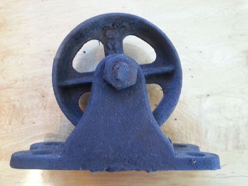1 vintage antique industrial caster with 4 inch wheel steam punk for sale