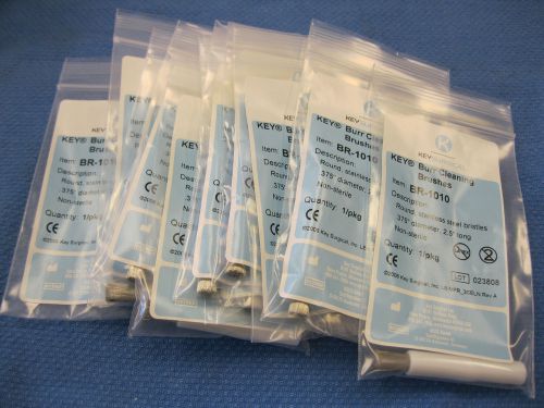 LOT OF 12 KEY SURGICAL BURR CLEANING BRUSHES BR-1010