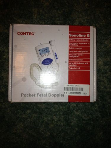 LCD Prenatal Pocket Fetal Doppler FDA CE Approved Baby Heart Beat Monitor+ GEL