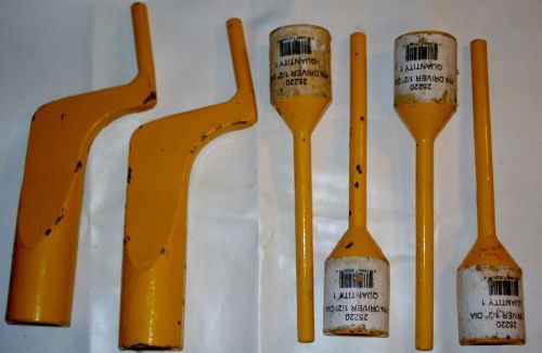 Wholesale Lot - Slide Sledge Hammer Pin Drivers 25220 &amp; 25280 - 6 Drivers In All