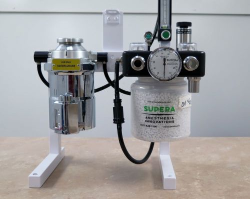 Supera sevoflurane - reduced! - m4000 table top veterinary anesthesia machine for sale