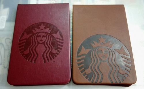 Starbucks Malaysia Reporter&#039;s Shorthand Notepad - Maroon