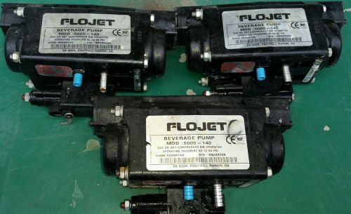 Lot of 3 Flojet Syrup Pump Model N5000-140