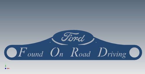 DXF File ( Ford Found On Road Driving )
