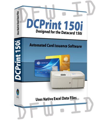 DCPrint 150i Card Issuance Software for DATACARD 150i EMBOSSER TOPPER INDENTER