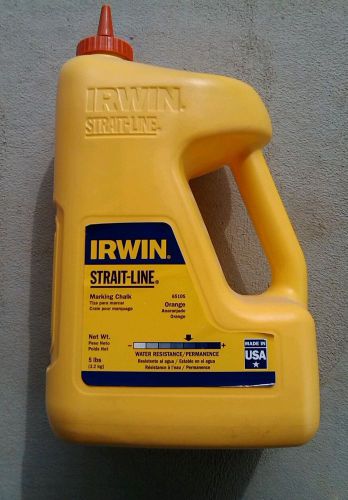 Irwin 65105 Strait-Line Chalk Refill 5 Lb. Fluorescent Orange