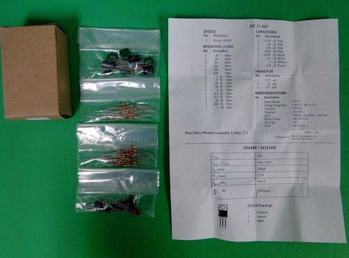 Lot of 8000+ Diodes Resistors Capacitors Inductors and Semiconductors