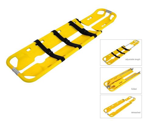 Scoop stretcher adjustable emergency ambulance rescue medical mri compatible for sale
