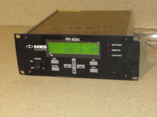 MKS PR-4000 TWO CHANNEL POWER SUPPLY AND READOUT