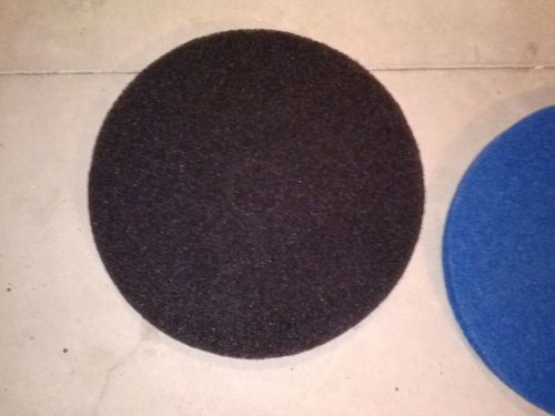 2-20 inch black floor pads.