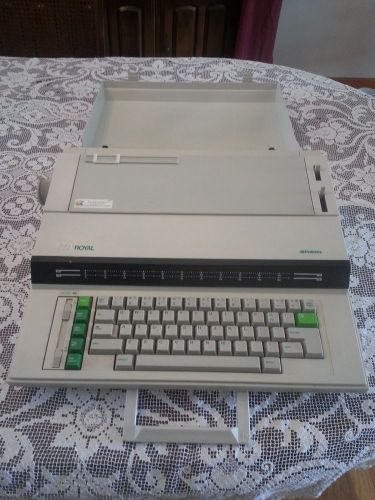 Royal alpha 600p electronic typewriter