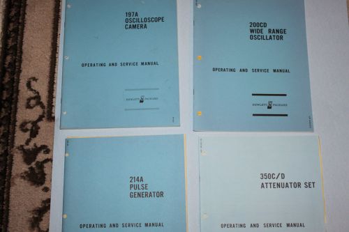 Hewlett Packard Operating &amp; Service Manual Collection