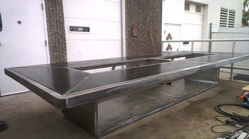 Steel conference table for sale