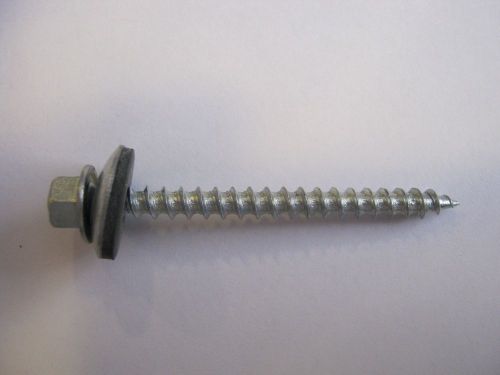 10lb / 1000ct #9 x 2&#034; self-piercing screws neoprene washer ~roofing, siding, etc for sale