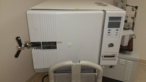 Tuttanauer 3870 ehs table top prevac sterilizer with printer for sale