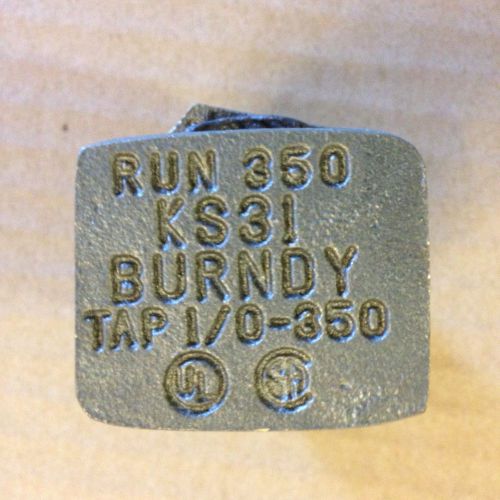 Burndy KS31 1/0 str.-350 Split Bolt Connector