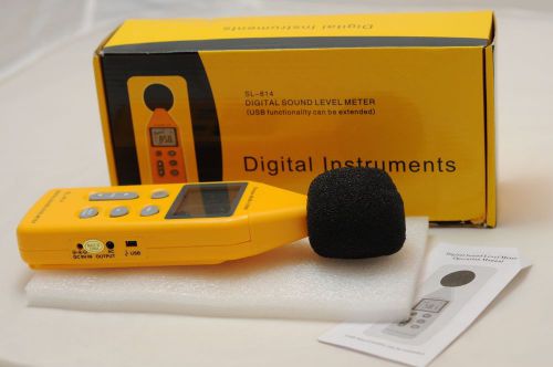 SL-814 Digital Sound Noise Level 40-130dB Meter by Digital Instruments