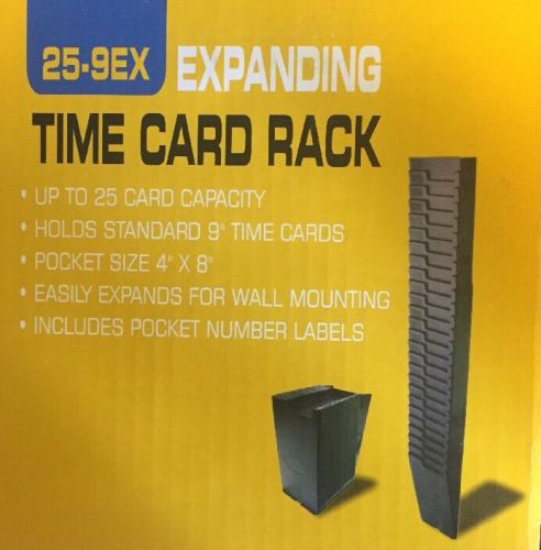 (NEW) Lathem 25-9EX Expanding Time Card Rack - LTH259EX (FAST FREE SHIPPING!!)