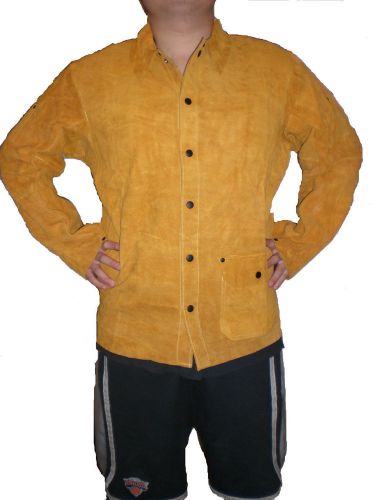 Welding leather Jacket Kevlar Thread Size  XL-XXXL