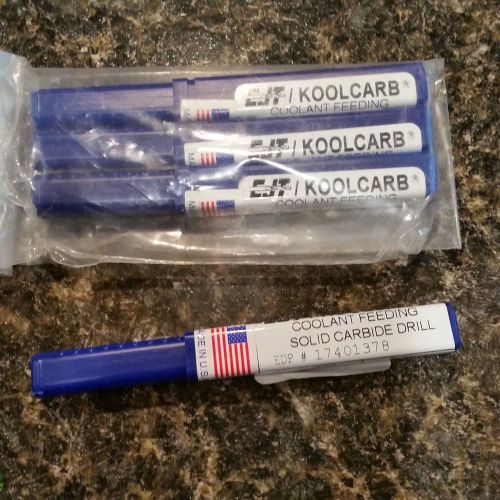 NEW CJT KOOLCARB 3.5MM Solid Carbide Coolant Through Drill Style 174