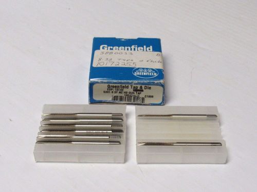 NEW LOT OF 8 GREENFIELD GTD HS TAP 13242 8/32 NC GH3 2-1/4&#034;OAL 1/8&#034;SQUARE END