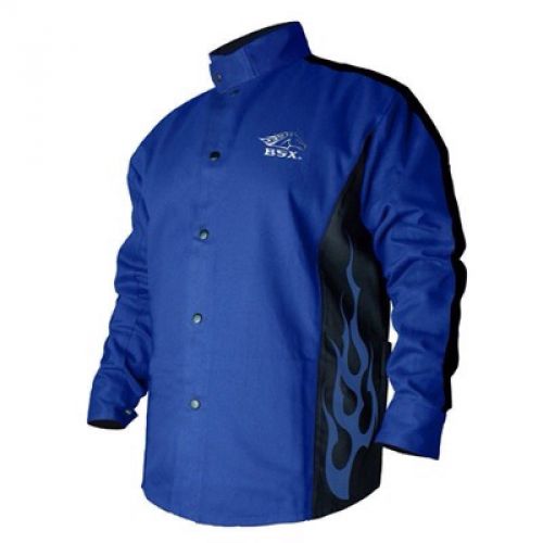 BSX Gear FR Jacket Large Blue Flames BXRB9C-LGE