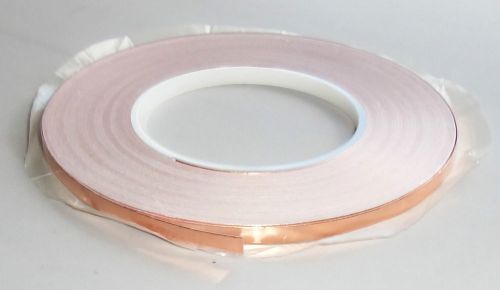 Electromagnetic Shielding Copper Foil Adhesive Tape 1/4 inch x 54 yd 6mm x 49m