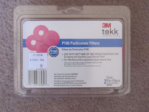 3M Tekk P100 Particulate Filters (9 pair total)