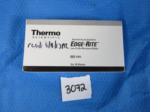 Thermo Scientific 4280L Edge-Rite Low Profile Disposable Microtome Blades *New*