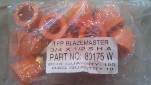 (10) BlazeMaster CPVC FIRE SPRINKLER SYSTEM HEAD ADAPTER 3/4&#034;slipX1/2&#034; THREADED