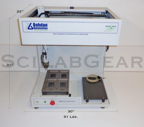 Bohdan Mettler BA-100 Balance Automator Sample Weighing Station (SKU: 2091645)