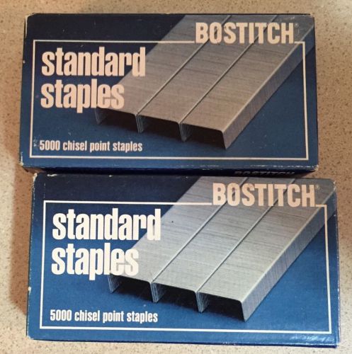 Bostitch Standard Staples 5000 Chisel Point Staples (2 boxes) New