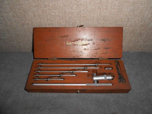 Vintage Starrett No. 124A Inside Micrometer Set