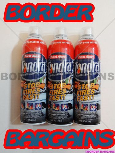 BRAND NEW | LOT OF 3 TUNDRA First Alert Fire Extinguisher Aerosol Spray FR PR SH